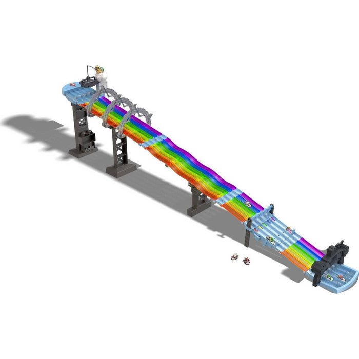 Hot Wheels Mario Kart Rainbow Road Raceway Track Set