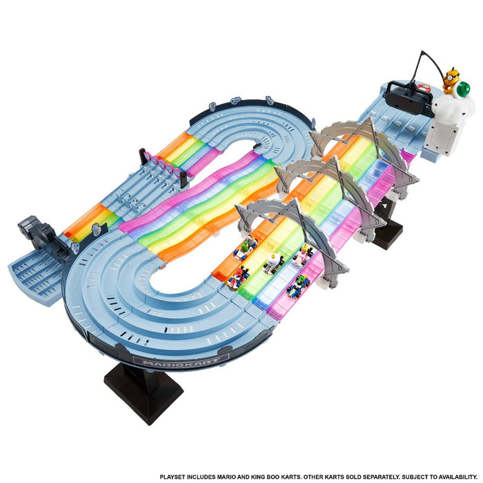 Hot Wheels Mario Kart Rainbow Road Raceway Track Set