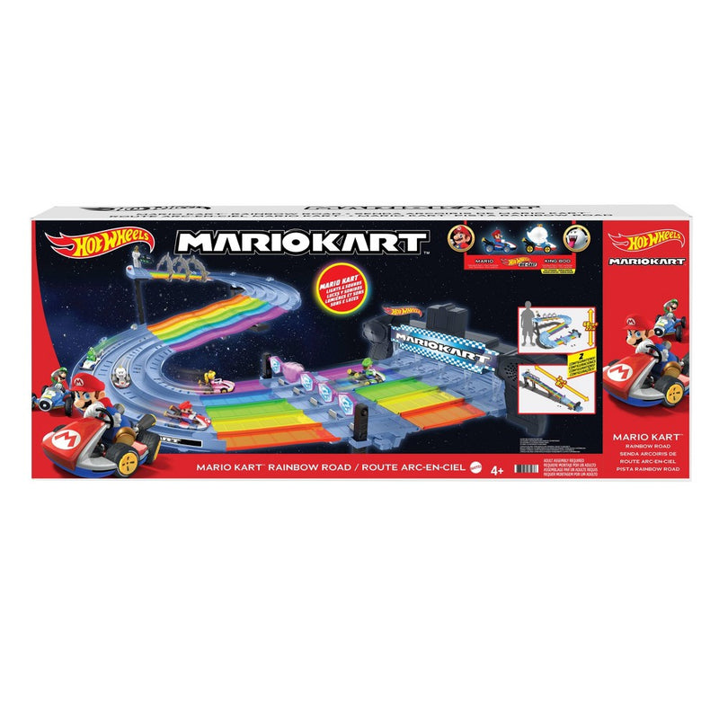 Hot Wheels Mario Kart Rainbow Road Raceway Track Set (LOCAL PICKUP ONLY)