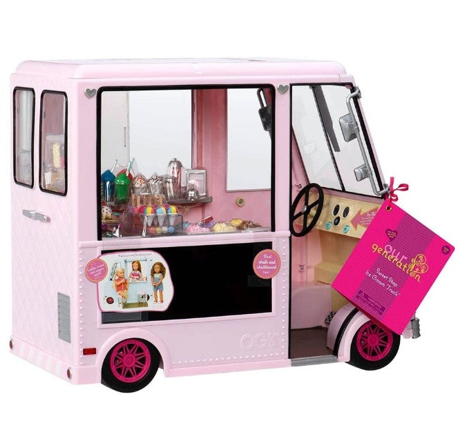 Our Generation Sweet Stop Ice Cream Truck - Pink (LOCAL PICKUP ONLY)