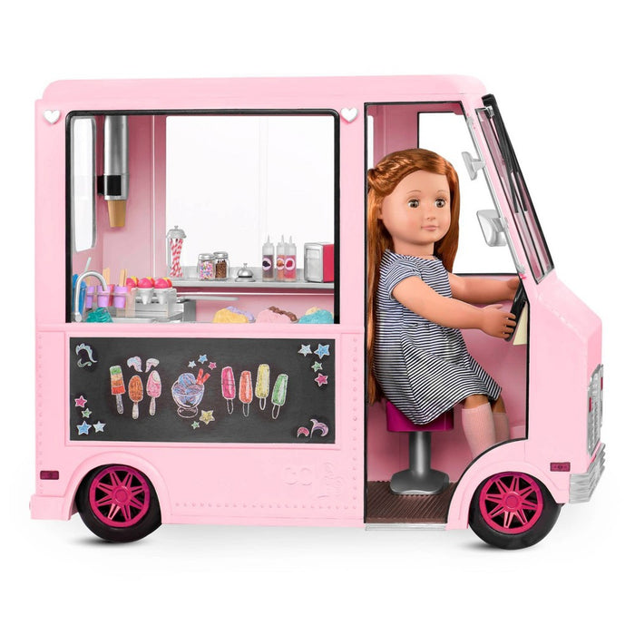 Our Generation Sweet Stop Ice Cream Truck - Pink