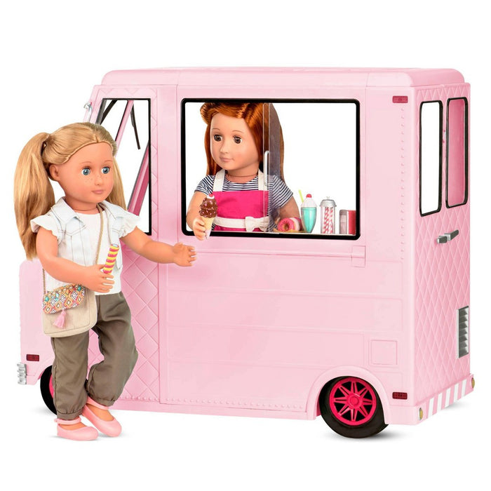 Our Generation Sweet Stop Ice Cream Truck - Pink