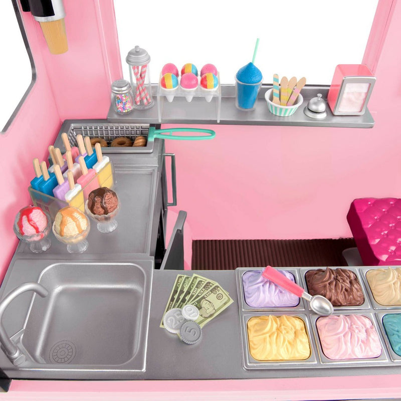 Our Generation Sweet Stop Ice Cream Truck - Pink (LOCAL PICKUP ONLY)