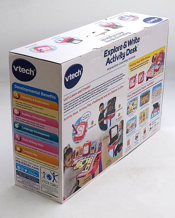 VTech Explore and Write Activity Desk - Pink - SEE DETAILS (LOCAL PICKUP ONLY)