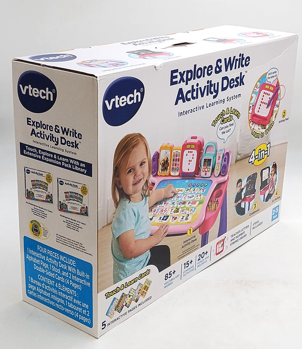 VTech Explore and Write Activity Desk - Pink - SEE DETAILS (LOCAL PICKUP ONLY)
