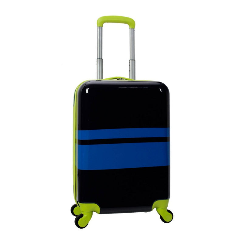 Crckt 21" Kids' Hardside Carry On Spinner Suitcase - Multi Stripe (LOCAL PICKUP ONLY)