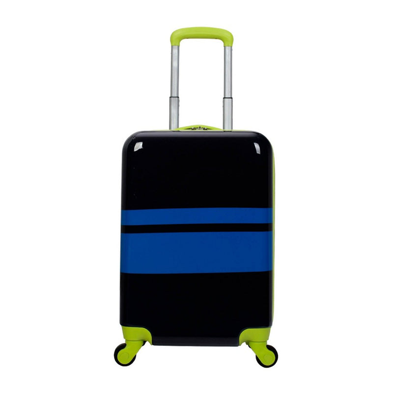 Crckt 21" Kids' Hardside Carry On Spinner Suitcase - Multi Stripe (LOCAL PICKUP ONLY)