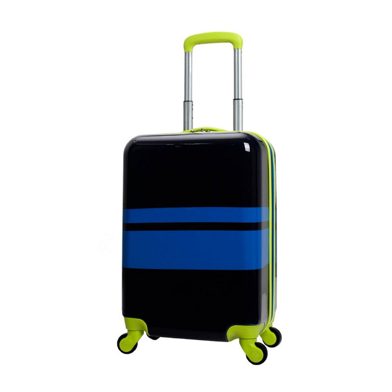 Crckt 21" Kids' Hardside Carry On Spinner Suitcase - Multi Stripe (LOCAL PICKUP ONLY)