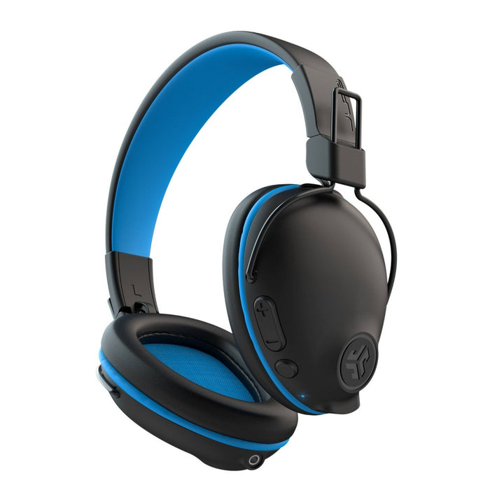 JLab JBuddies Pro Over-Ear Wireless Kids' Headphones - Black/Blue