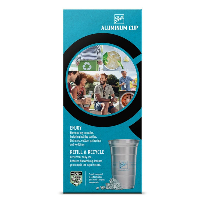 Ball Aluminum Cup Ultimate 100% Recyclable Cold-Drink Cups - 10ct/20oz