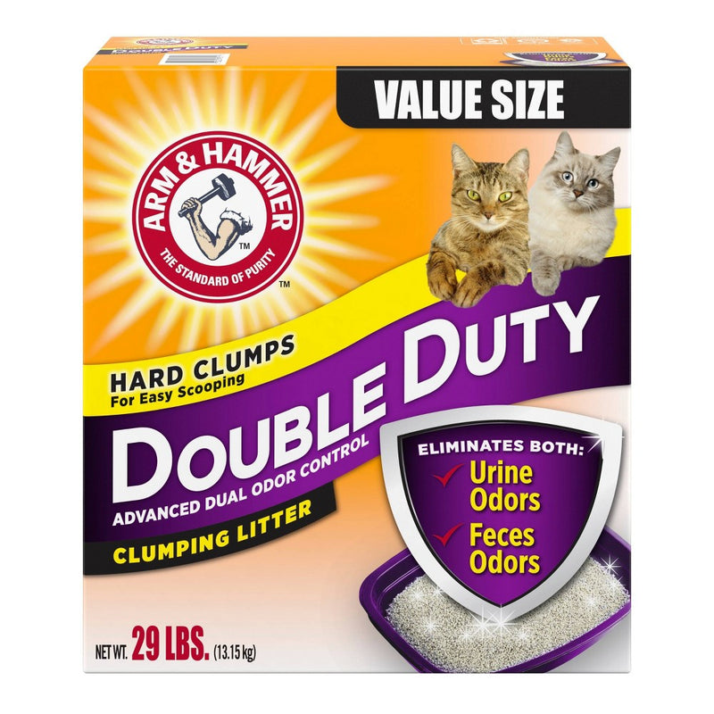 Arm & Hammer Double Duty Advanced Dual Odor Control Clumping Litter - 29lbs (LOCAL PICKUP ONLY)