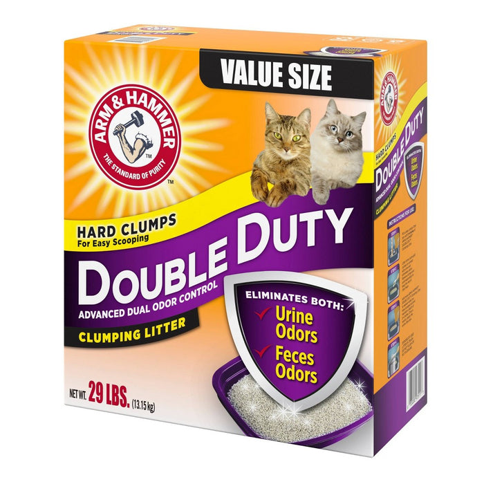 Arm & Hammer Double Duty Advanced Dual Odor Control Clumping Litter - 29lbs (LOCAL PICKUP ONLY)