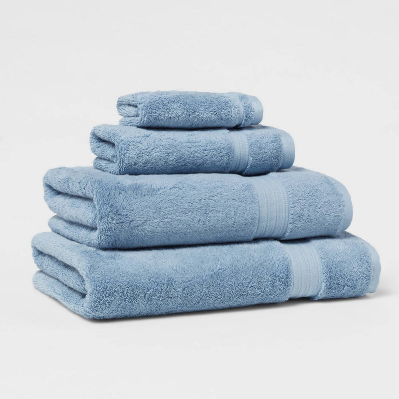 Antimicrobial Oversized Bath Towel Blue - Total Fresh
