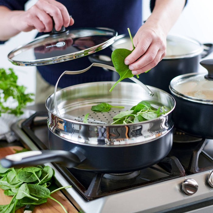GreenPan Rio 16pc Cookware Set Black (LOCAL PICKUP ONLY)
