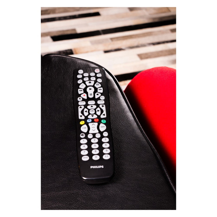 Philips 8 Device Elite Plus Backlit Universal Remote Control - Brushed Black
