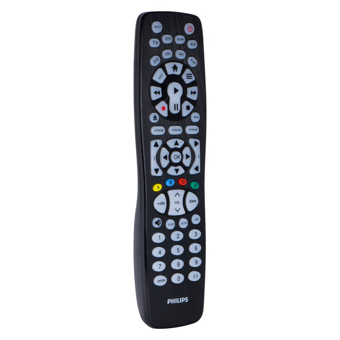 Philips 8 Device Elite Plus Backlit Universal Remote Control - Brushed Black