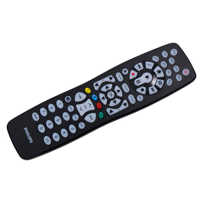 Philips 8 Device Elite Plus Backlit Universal Remote Control - Brushed Black