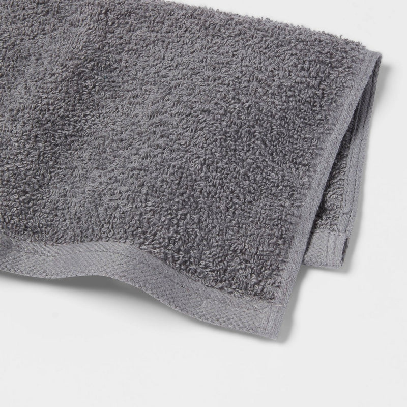 Everyday Washcloth Dark Gray - Room Essentials