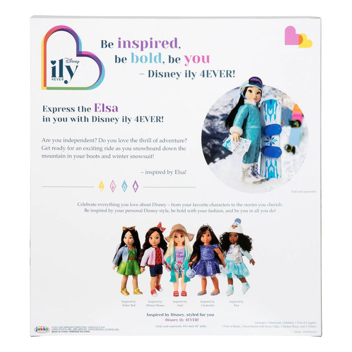 Disney ILY 4ever 18" Elsa Inspired Deluxe Fashion and Accessory Pack