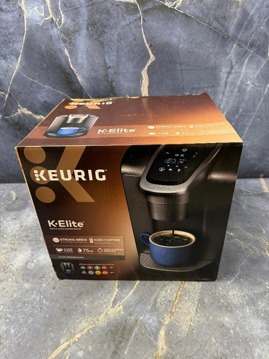 Keurig K-Elite Single-Serve Pod Coffee Maker Iced Coffee Setting - Brushed Slate