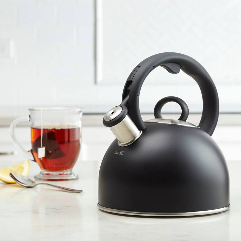 Cuisinart 2qt Stovetop Steam & Soothe Teakettle - Black - CKS-22MB