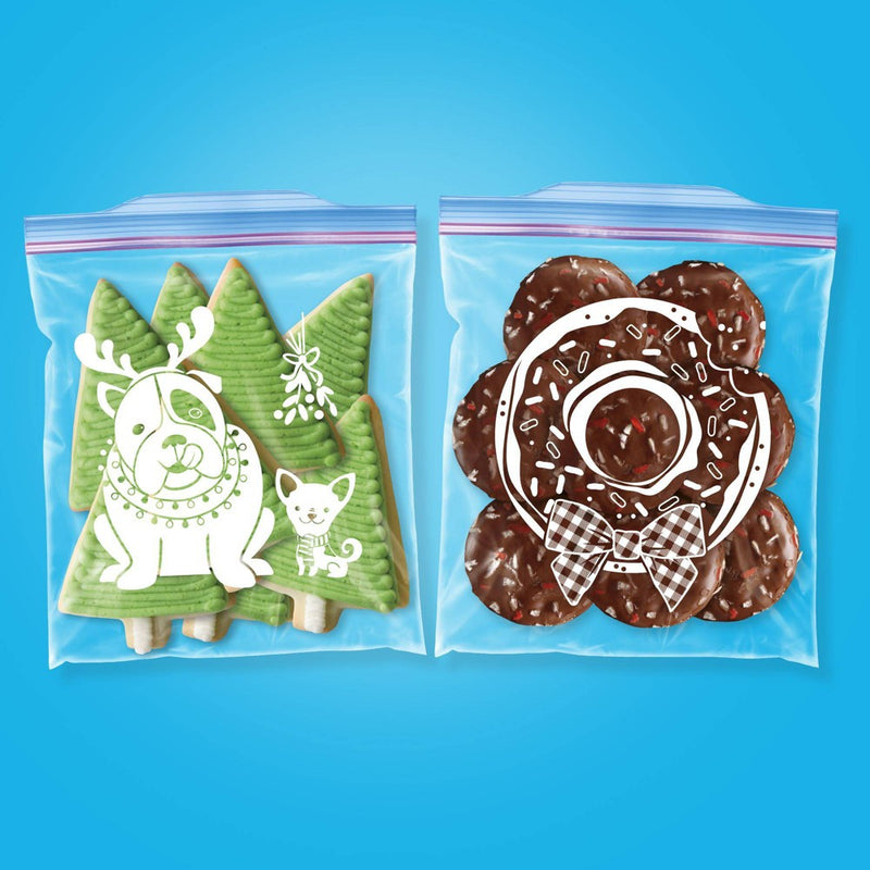 Ziploc Holiday Freezer Food Storage Bags - 14ct
