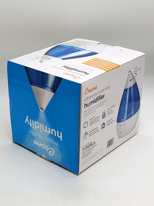 Crane Drop Ultrasonic Cool Mist Humidifier - Blue/White - 1gal