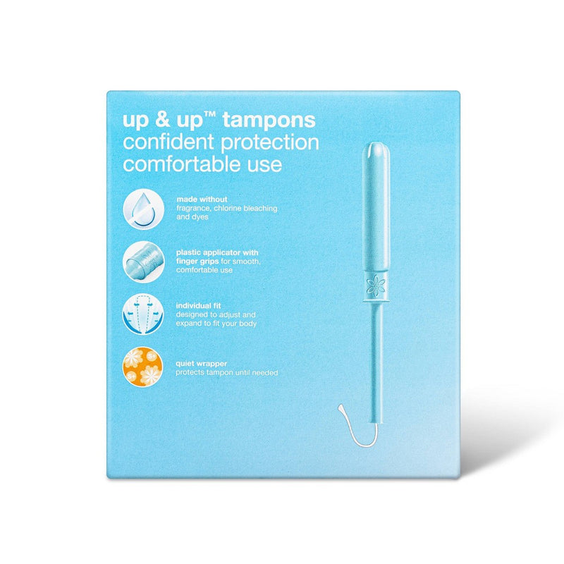 Rounded-Tip Plastic Applicator Unscented Super Plus Tampons - 36ct - up & up