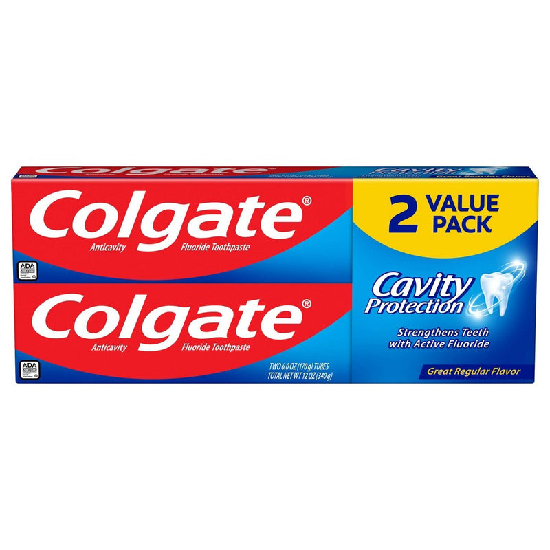 Colgate Cavity Protection Fluoride Toothpaste - 6oz/2pk