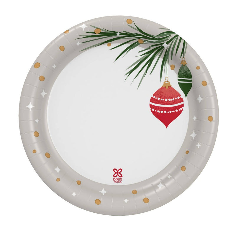 Dixie Ultra 7" Holiday '21 Plate Disposable Dinnerware - 40ct