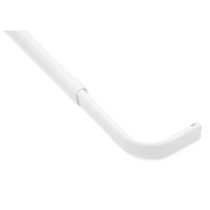 48"-84" Single Curtain Rod White - Room Essentials