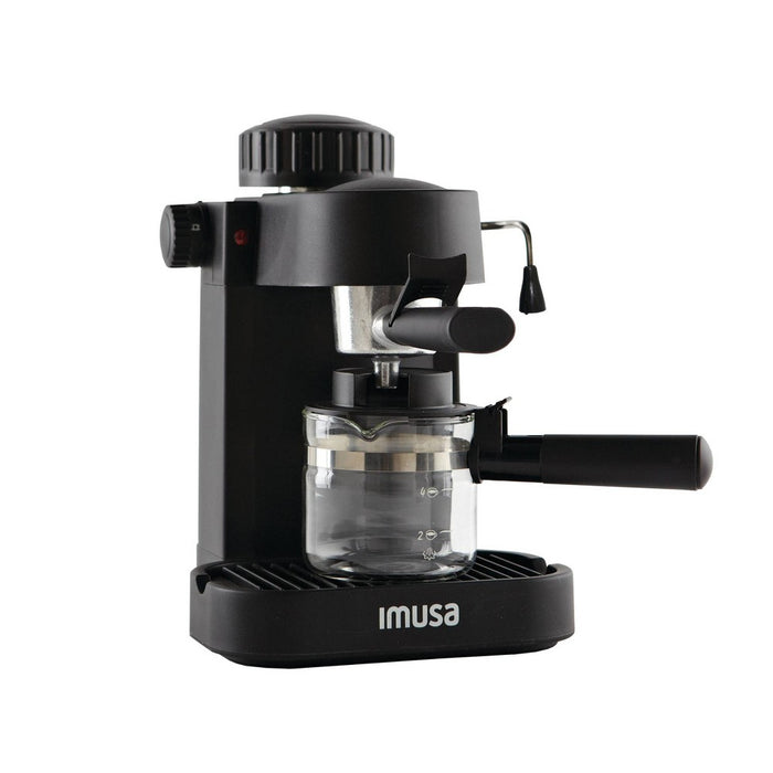 IMUSA Espresso & Cappuccino Maker Black - 4 Cup