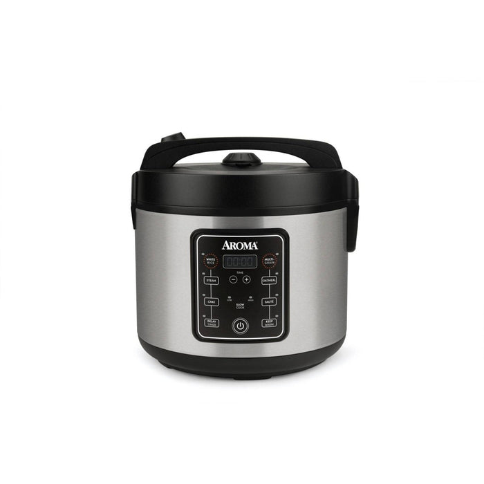 Aroma 20 Cup Digital Multicooker & Rice Cooker - Stainless Steel