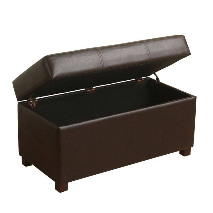 Essex Double Storage Ottoman Chocolate - Threshold (LOCAL PICKUP ONLY)