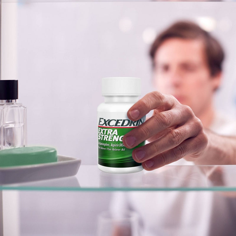 Excedrin Extra Strength Pain Reliever Caplets - Acetaminophen/Aspirin (NSAID) - 200ct EXP: 10/2027