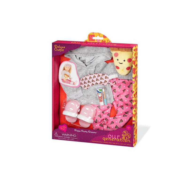 Our Generation Pajama Outfit for 18" Dolls - Pizza Party Dreams