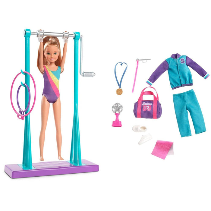Barbie Team Stacie Doll Gymnastics Playset with Accessories