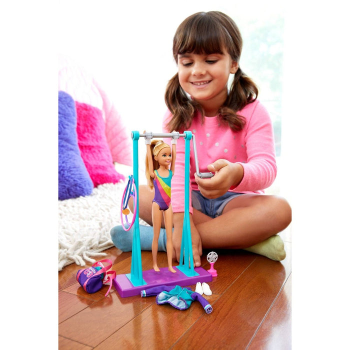 Barbie Team Stacie Doll Gymnastics Playset with Accessories