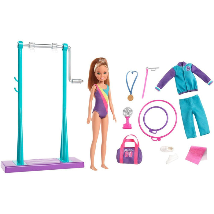 Barbie Team Stacie Doll Gymnastics Playset with Accessories