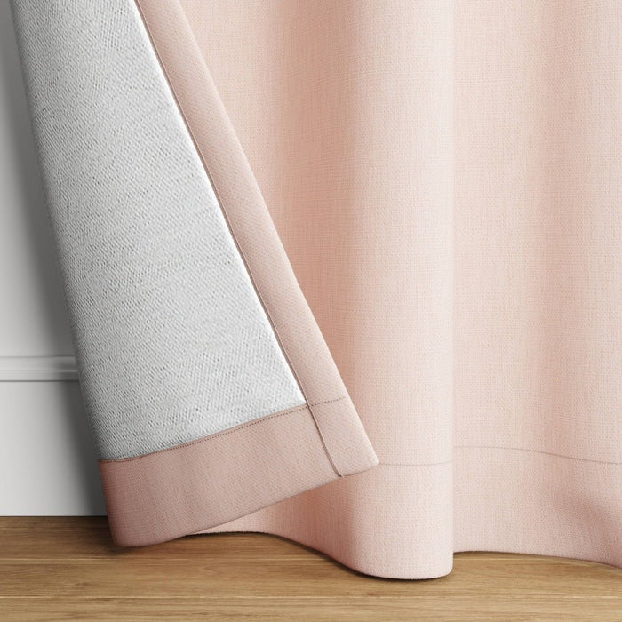63"x42" Heathered Thermal Room Darkening Curtain Panel Pink - Room Essentials