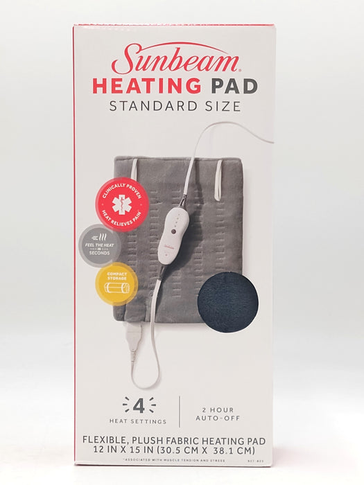 Sunbeam Premium Machine Washable Integrated Heating Pad - Standard Size
