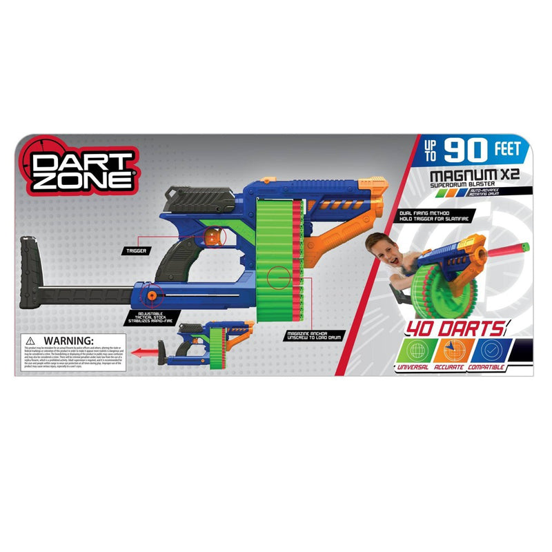Dart Zone Magnum X2 Superdrum Dart Blaster (LOCAL PICKUP ONLY)