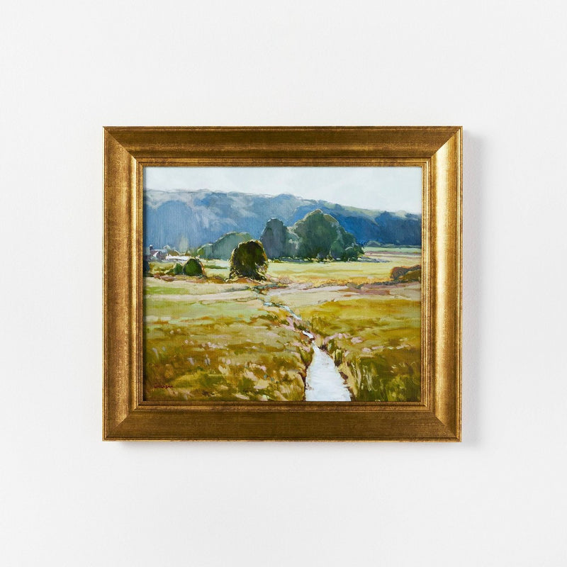 16" x 14" Summer Pasture Framed Wall Art Brass - Threshold designed with Studio McGee