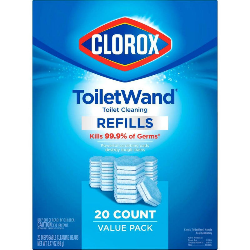 Clorox ToiletWand Disinfecting Refills Disposable Wand Heads - 20ct