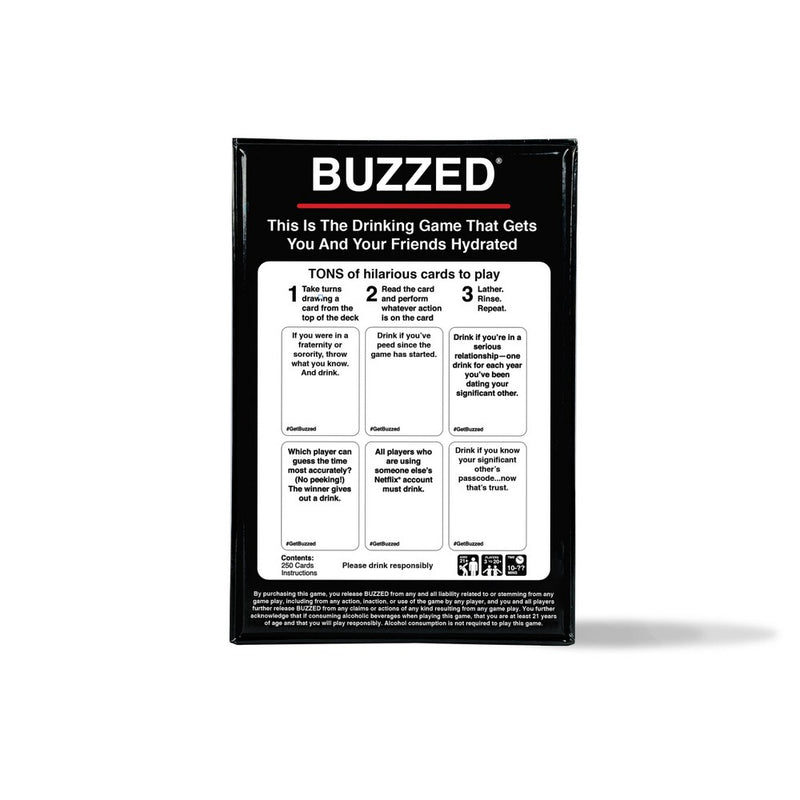 Buzzed: Hydration Edition Card Game