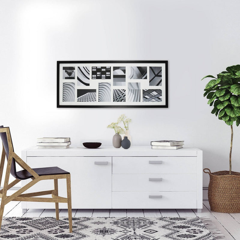 Thin Collage 12 Multi-Size Photo Frame Black - Made By Design (LOCAL PICKUP ONLY)