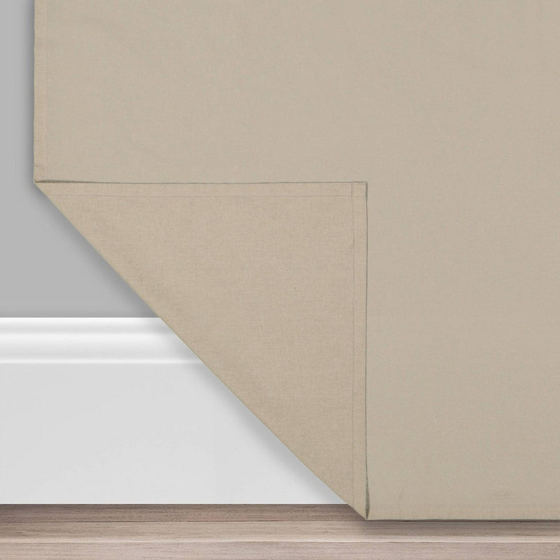 84"x50" Drop Cloth Light Filtering Curtain Panel Linen - Mercantile