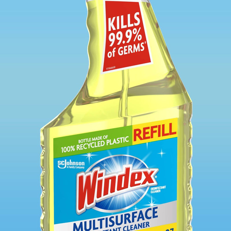 Windex Multi-Surface Disinfectant Cleaner Spray Refill Citrus Fresh Scent - 26oz