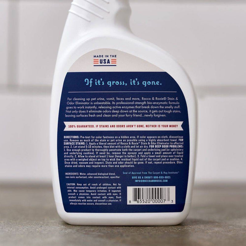 Rocco & Roxie Enzymatic Cleaner for Pet Urine Stain and Odor Eliminator - 32 fl oz