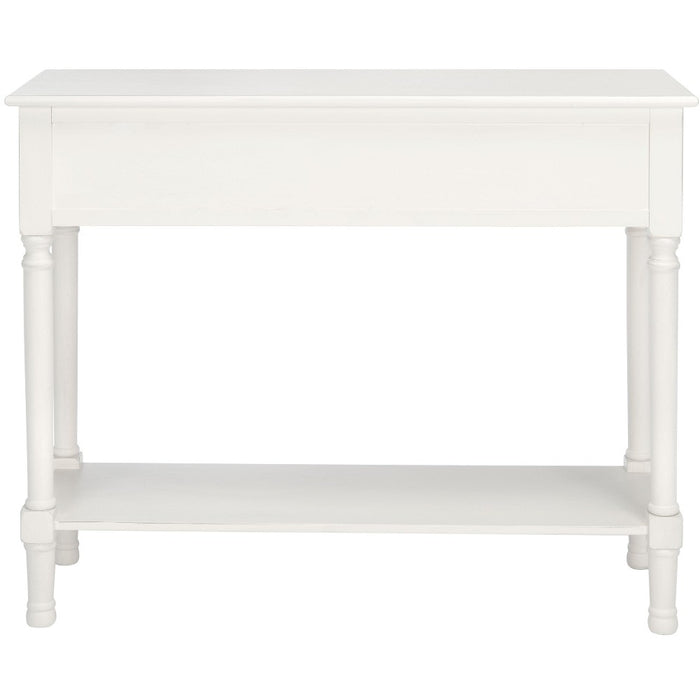 Josie 2 Drawer Console Table- Distressed White - Safavieh (LOCAL PICKUP ONLY)